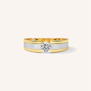 Handmade Sterling Silver 18ct Gold Bangle